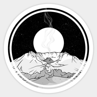 Mount Saint Helens Volcano Sticker